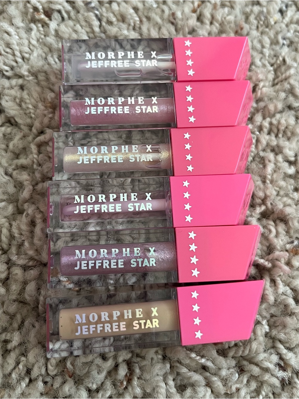Jeffree Star X Morphe collab lip glosses